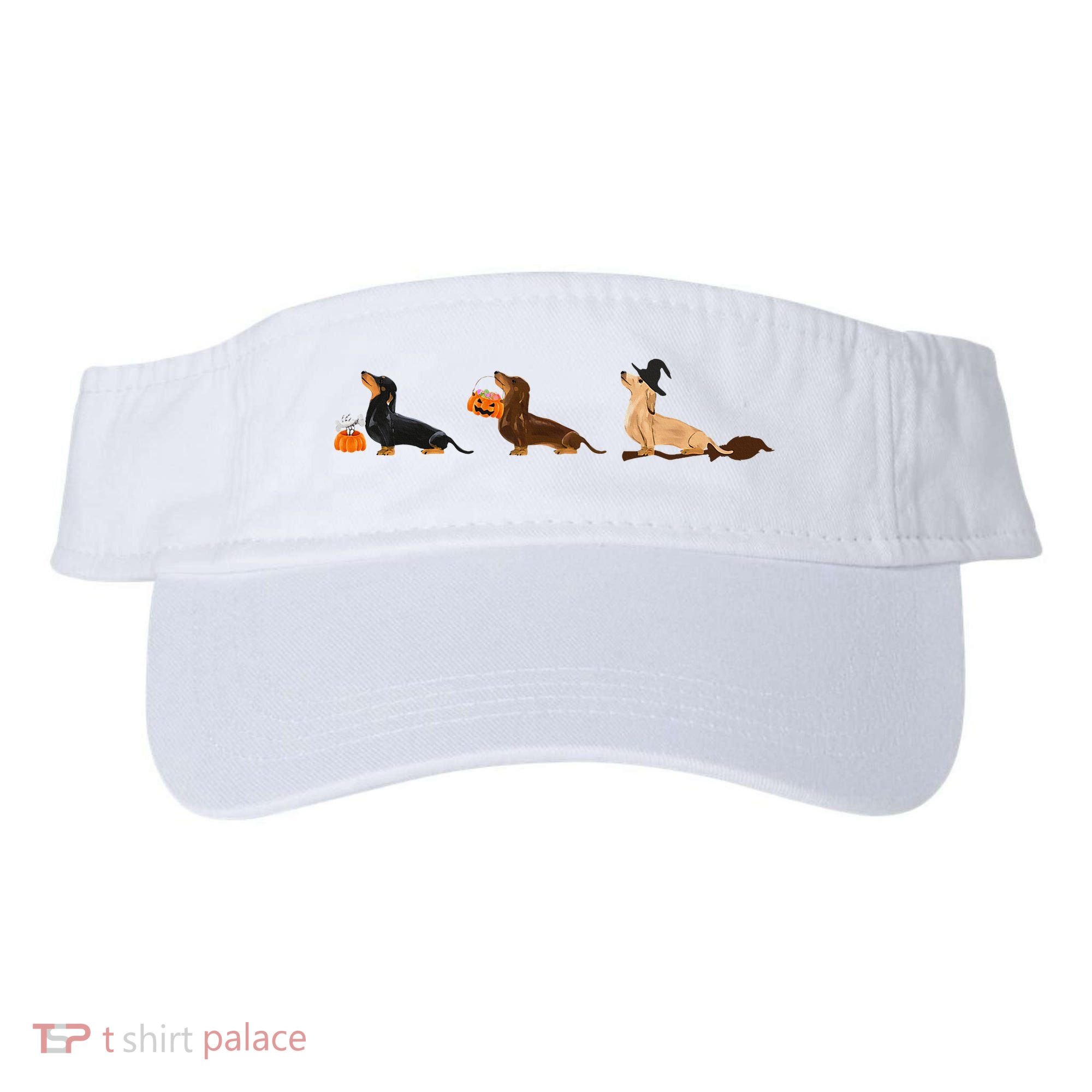 Dachshund Halloween Halloween Dachshund  Visor
