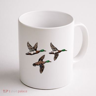 Duck Hunting Hunter Coffee Mug back