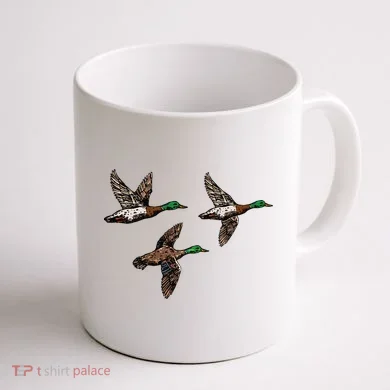 Duck Hunting Hunter Coffee Mug back