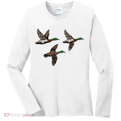 Duck Hunting Hunter Women's Long Sleeve Shirt