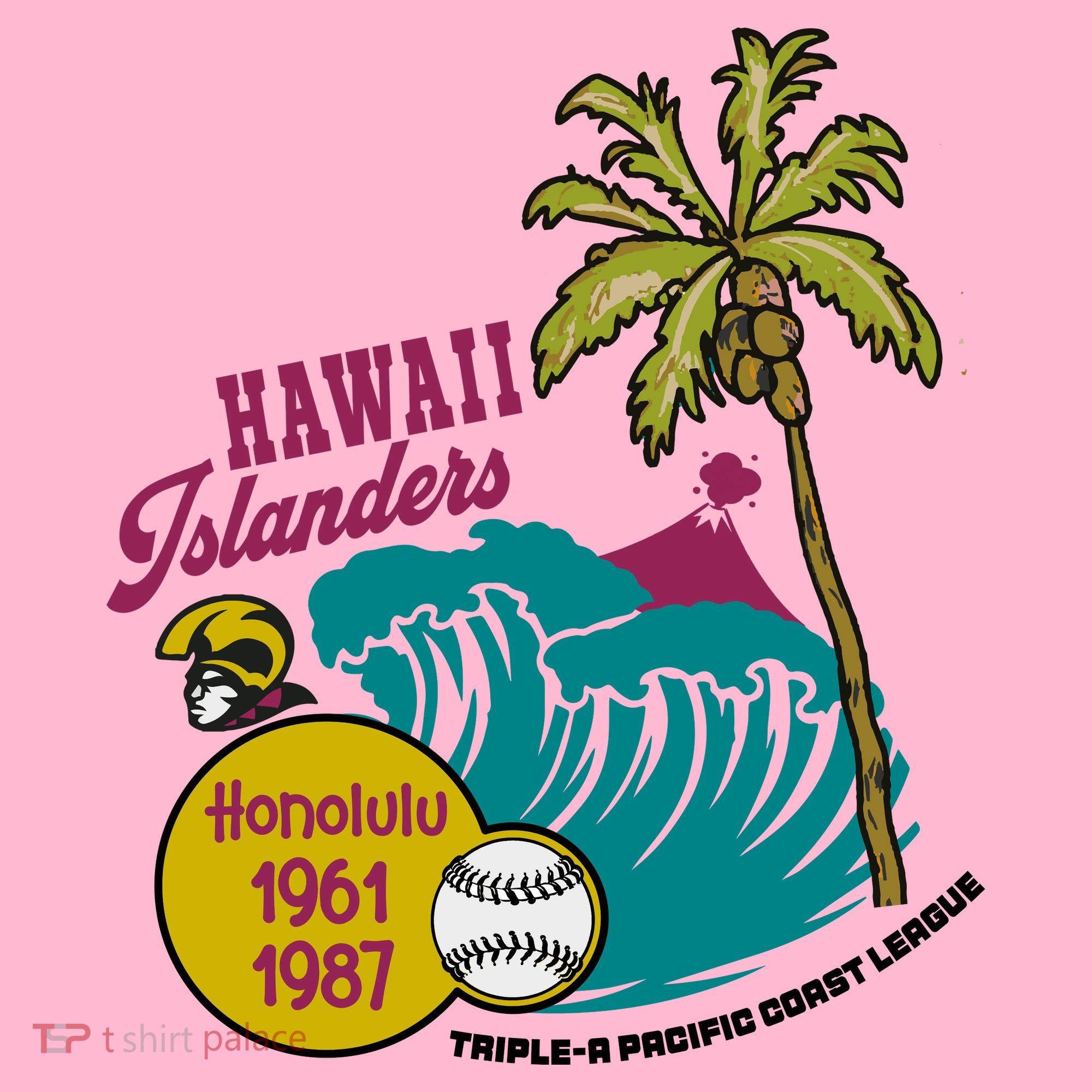 Defunct Hawaii Islanders Baseball Team Coaster