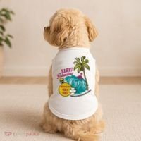 Defunct Hawaii Islanders Baseball Team Doggie Tank thumb 2