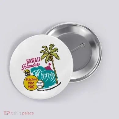 Defunct Hawaii Islanders Baseball Team Button