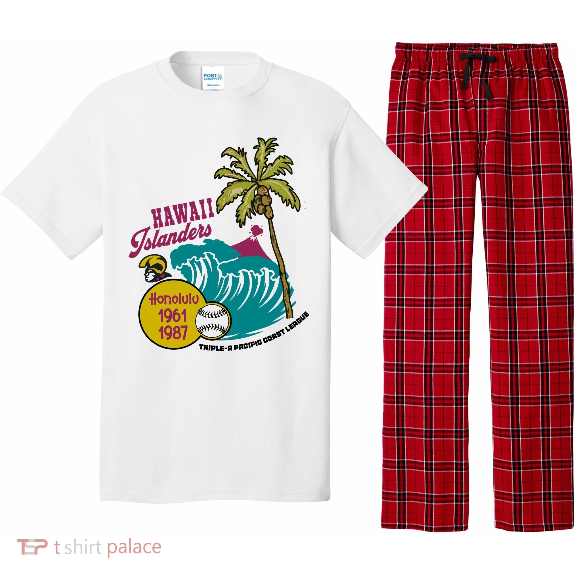 Defunct Hawaii Islanders Baseball Team Pajama Set