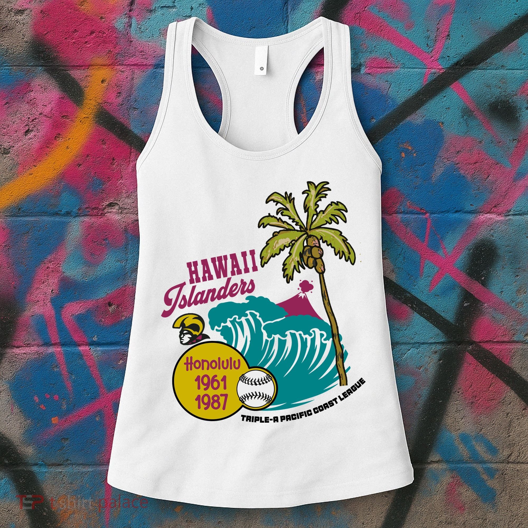 Defunct Hawaii Islanders Baseball Team Women's Tank Top