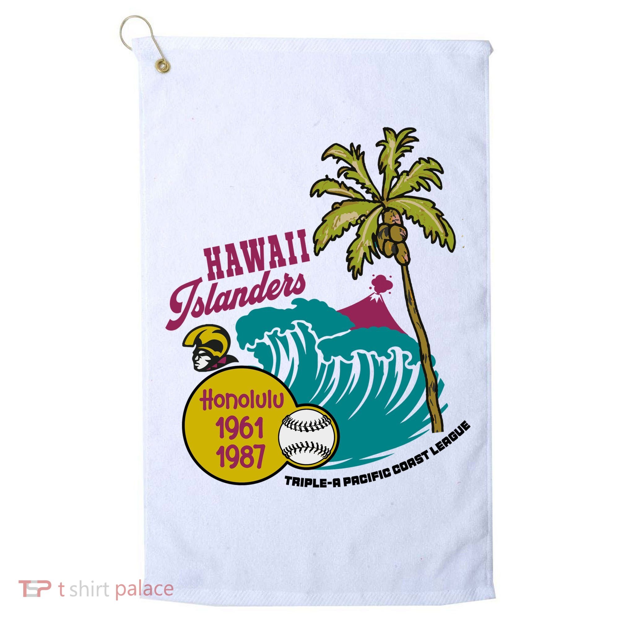 Defunct Hawaii Islanders Baseball Team Golf Towel