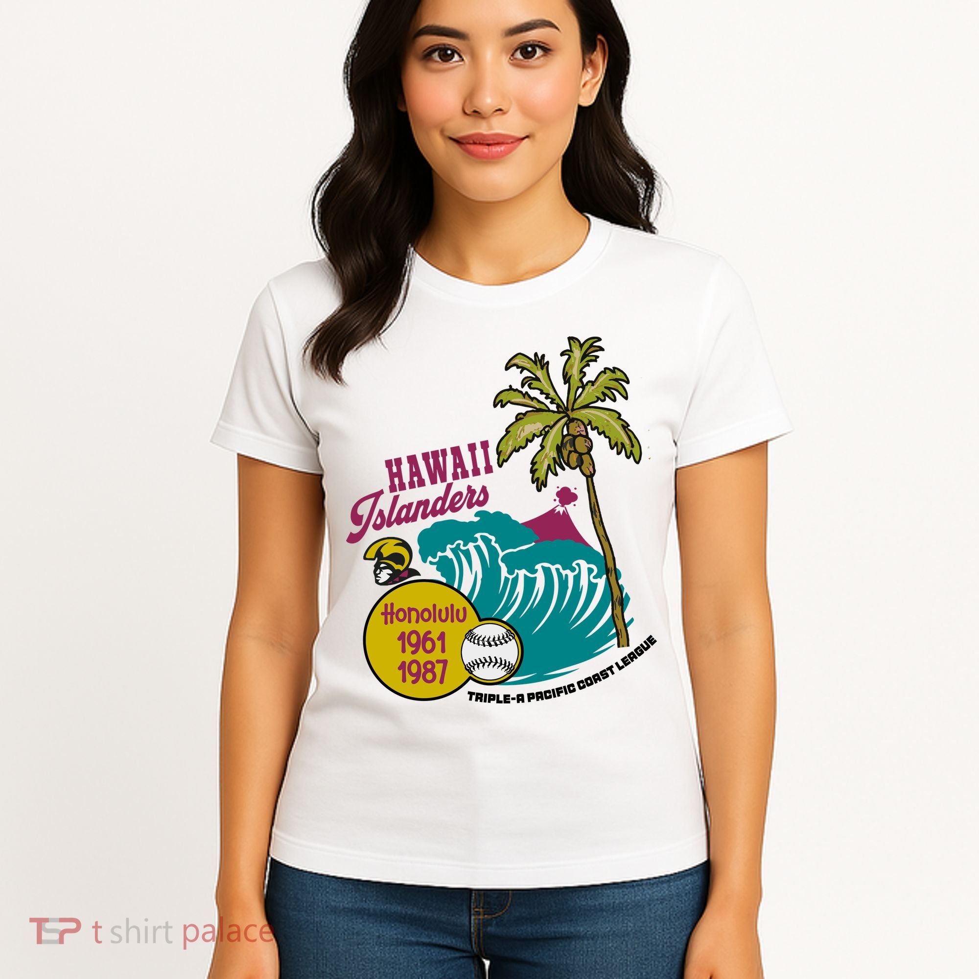 Defunct Hawaii Islanders Baseball Team Women's T-Shirt