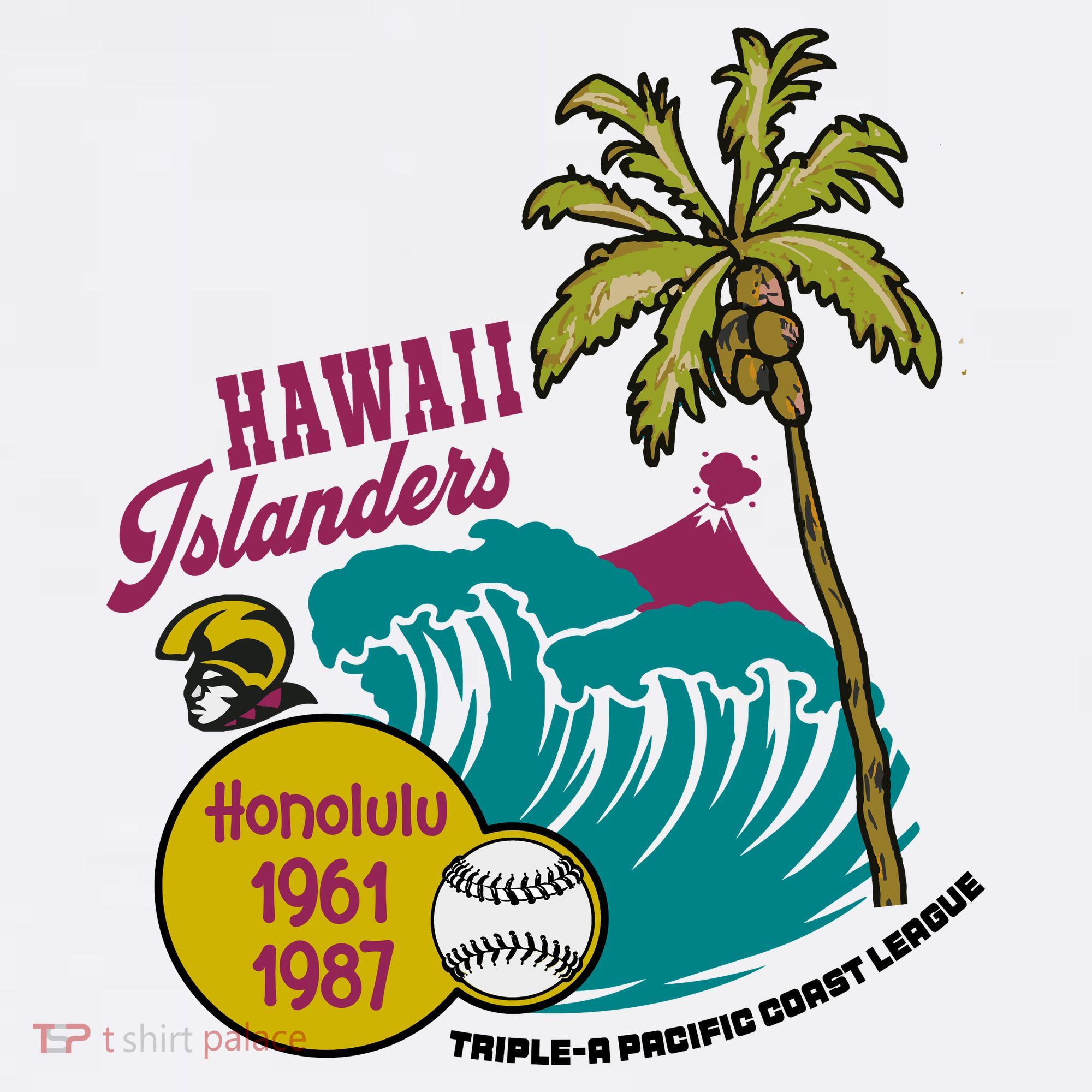 Defunct Hawaii Islanders Baseball Team Women's T-Shirt