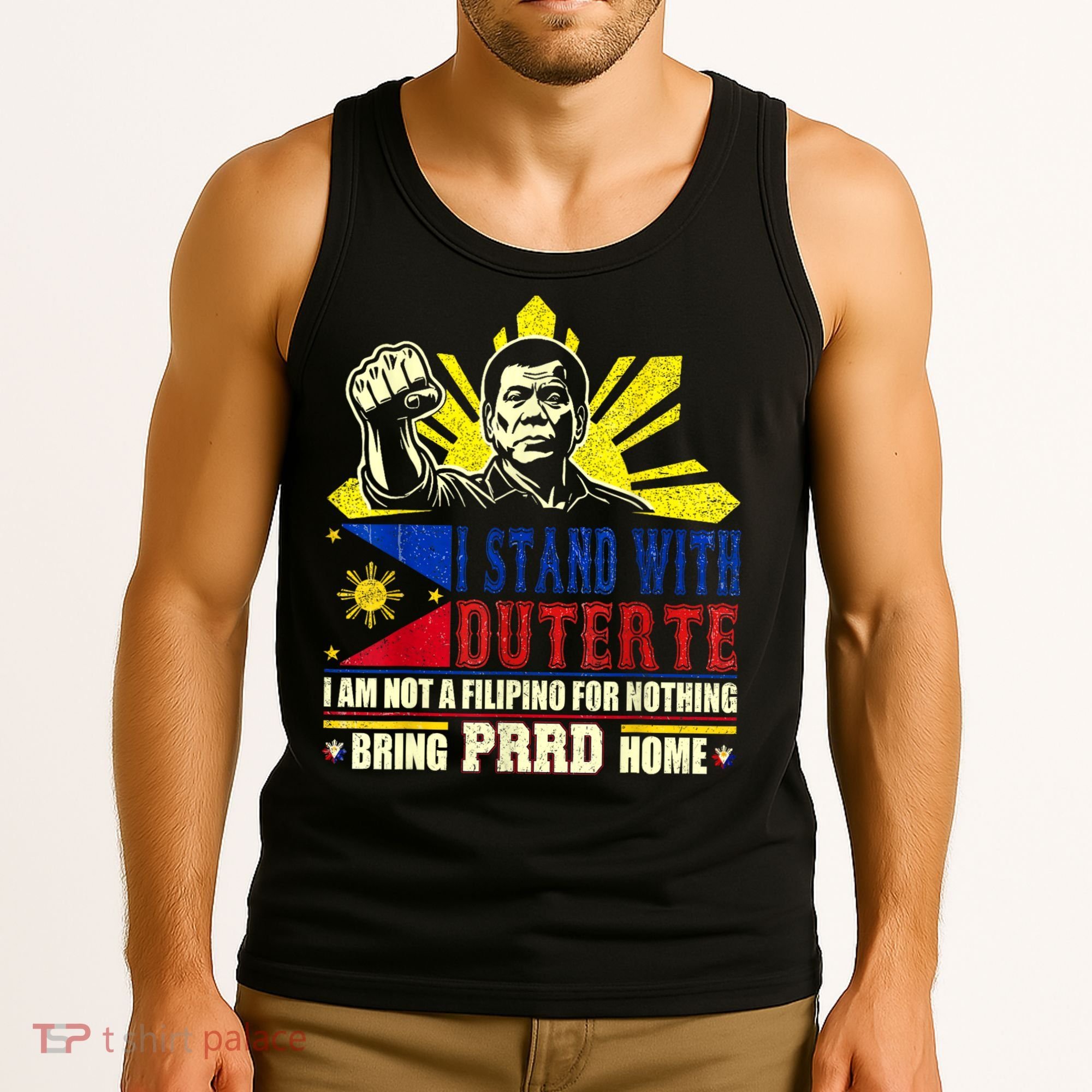 Duterte Homecoming I Stand With Duterte Bring PRRD Home Tank Top