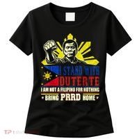 Duterte Homecoming I Stand With Duterte Bring PRRD Home Women's T-Shirt thumb 0