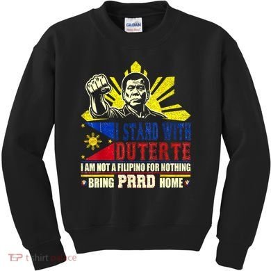 Duterte Homecoming I Stand With Duterte Bring PRRD Home Kids Sweatshirt