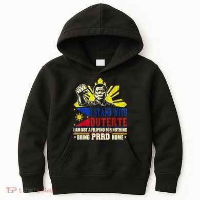Duterte Homecoming I Stand With Duterte Bring PRRD Home Kids Hoodie