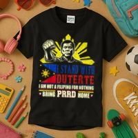 Duterte Homecoming I Stand With Duterte Bring PRRD Home Kids T-Shirt thumb 3
