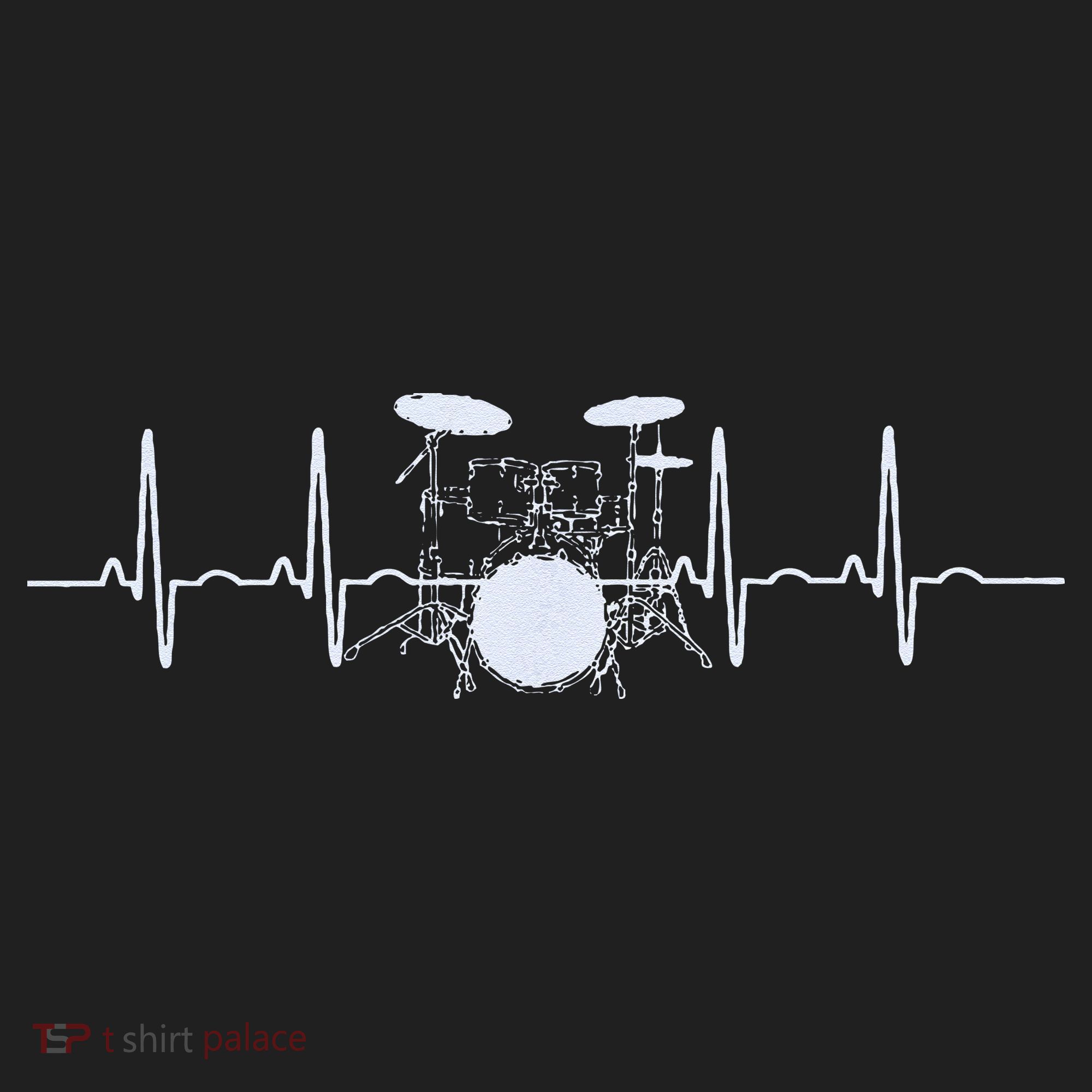 Drum Heartbeat Lifeline Music Lover Gift Drummer Tumbler