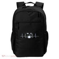 Drum Heartbeat Lifeline Music Lover Gift Drummer Backpack thumb 0