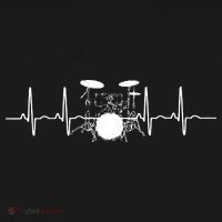 Drum Heartbeat Lifeline Music Lover Gift Drummer Coaster thumb 2