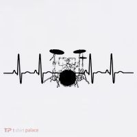 Drum Heartbeat Lifeline Music Lover Gift Drummer Women's Hoodie thumb 2