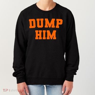 Dump Him Light Blue Orange Meme Iconic Music Women's Sweatshirt