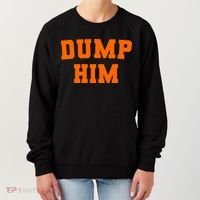 Dump Him Light Blue Orange Meme Iconic Music Women's Sweatshirt thumb 0