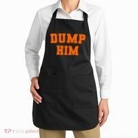 Dump Him Light Blue Orange Meme Iconic Music Apron thumb 2