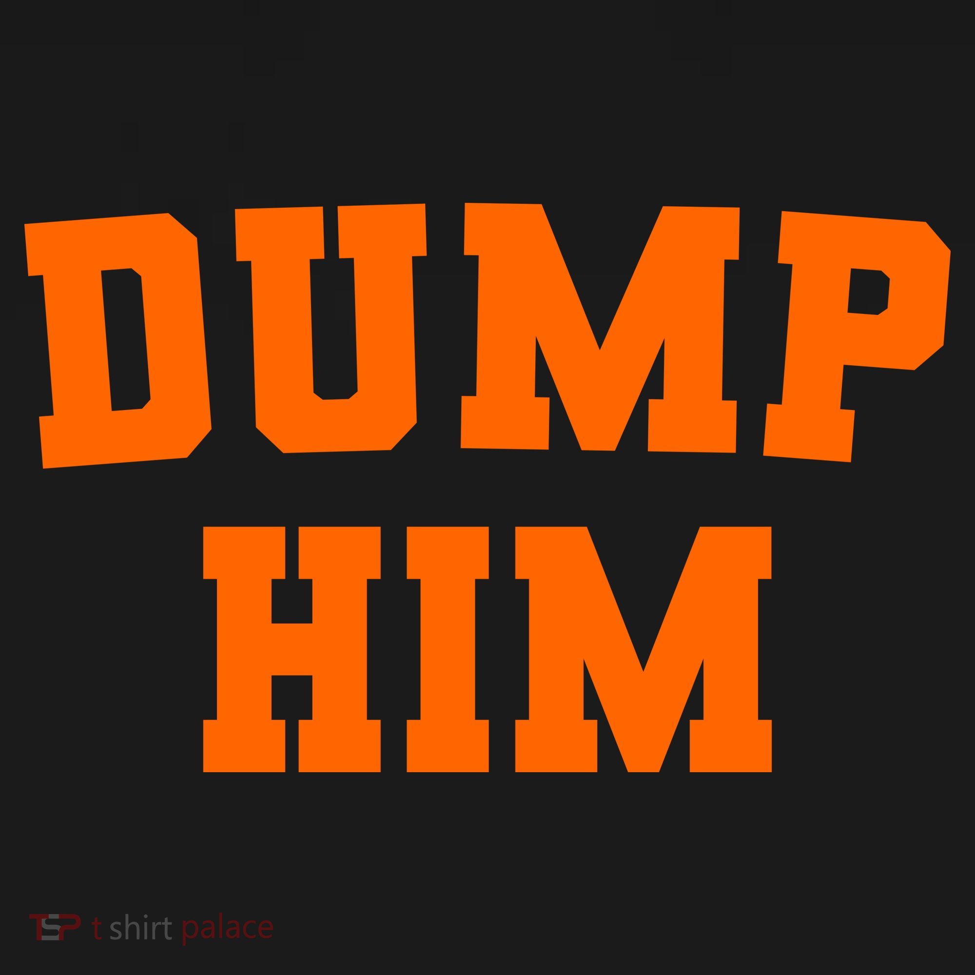 Dump Him Light Blue Orange Meme Iconic Music T-Shirt