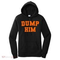 Dump Him Light Blue Orange Meme Iconic Music Women's Hoodie thumb 0