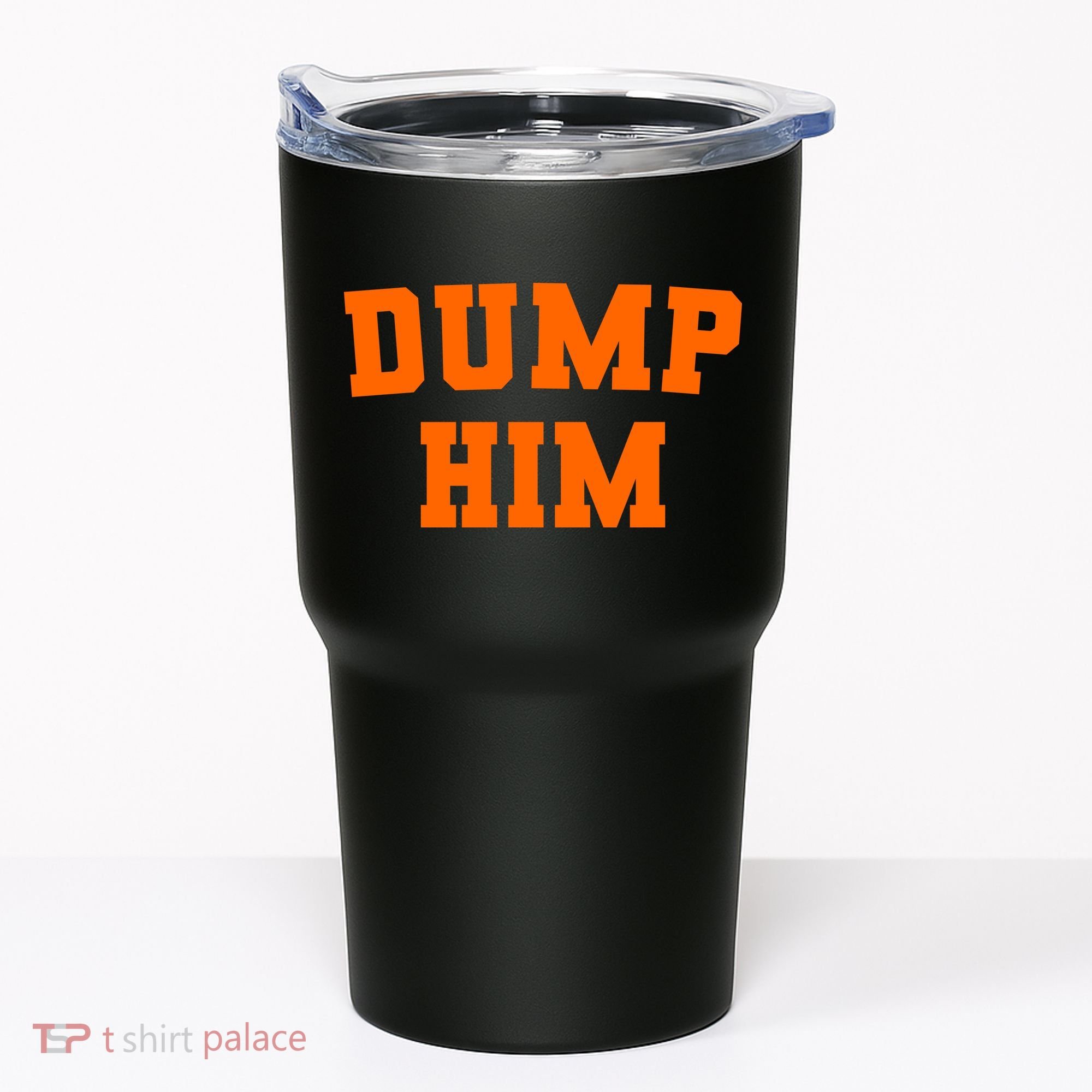 Dump Him Light Blue Orange Meme Iconic Music Tumbler