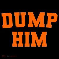 Dump Him Light Blue Orange Meme Iconic Music Baby Bodysuit thumb 2