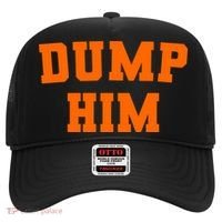 Dump Him Light Blue Orange Meme Iconic Music Hat thumb 0