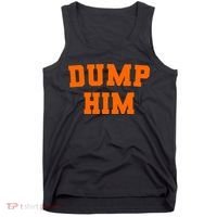 Dump Him Light Blue Orange Meme Iconic Music Tank Top thumb 0