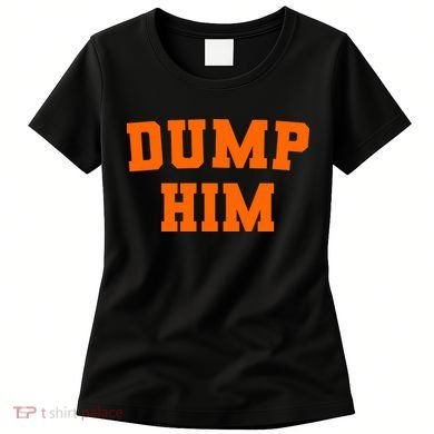 Dump Him Light Blue Orange Meme Iconic Music Women's T-Shirt