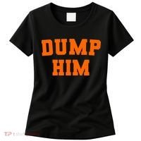 Dump Him Light Blue Orange Meme Iconic Music Women's T-Shirt thumb 0