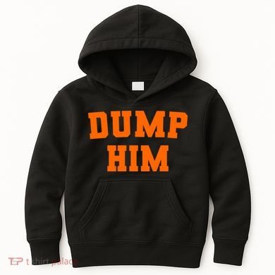 Dump Him Light Blue Orange Meme Iconic Music Kids Hoodie