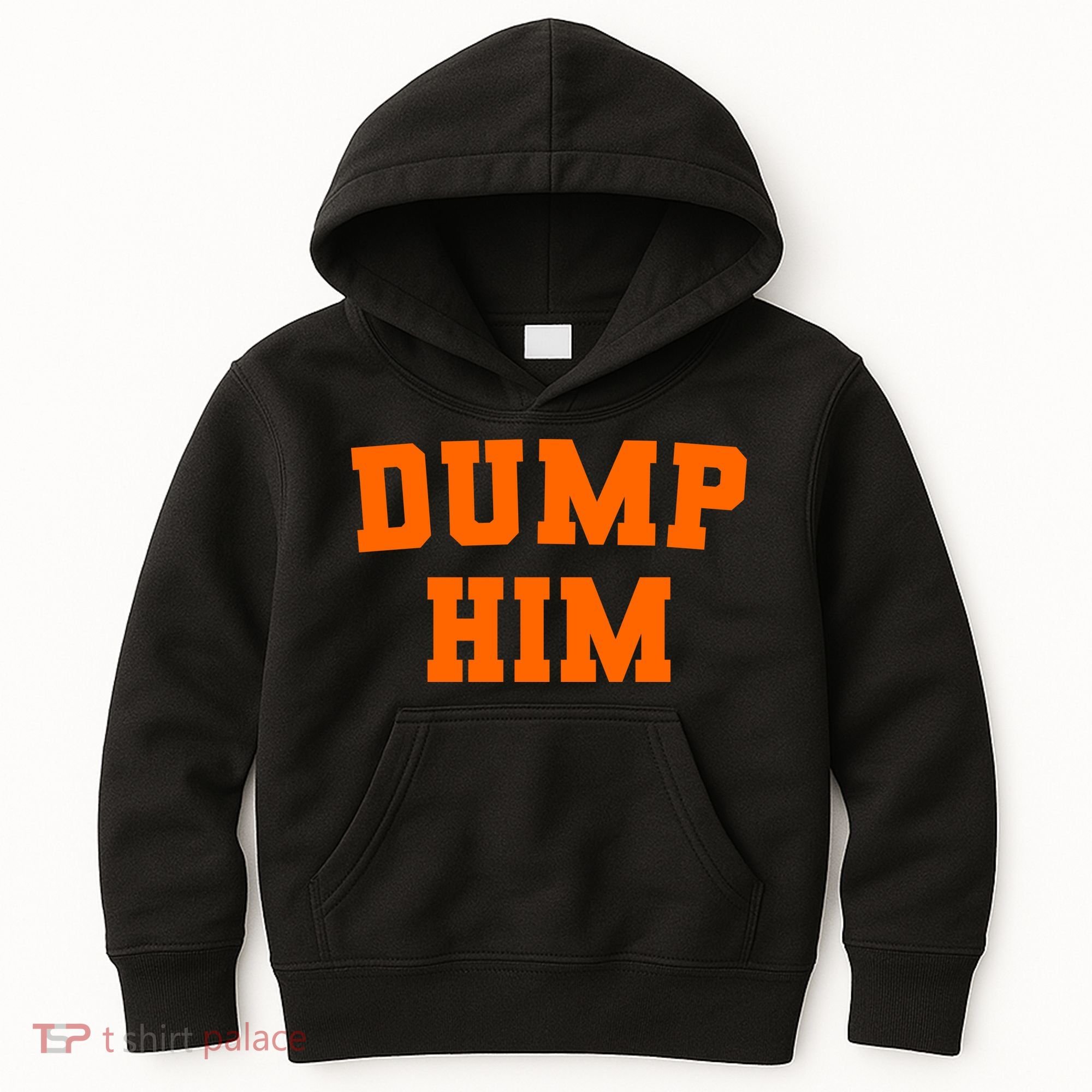 Dump Him Light Blue Orange Meme Iconic Music Kids Hoodie