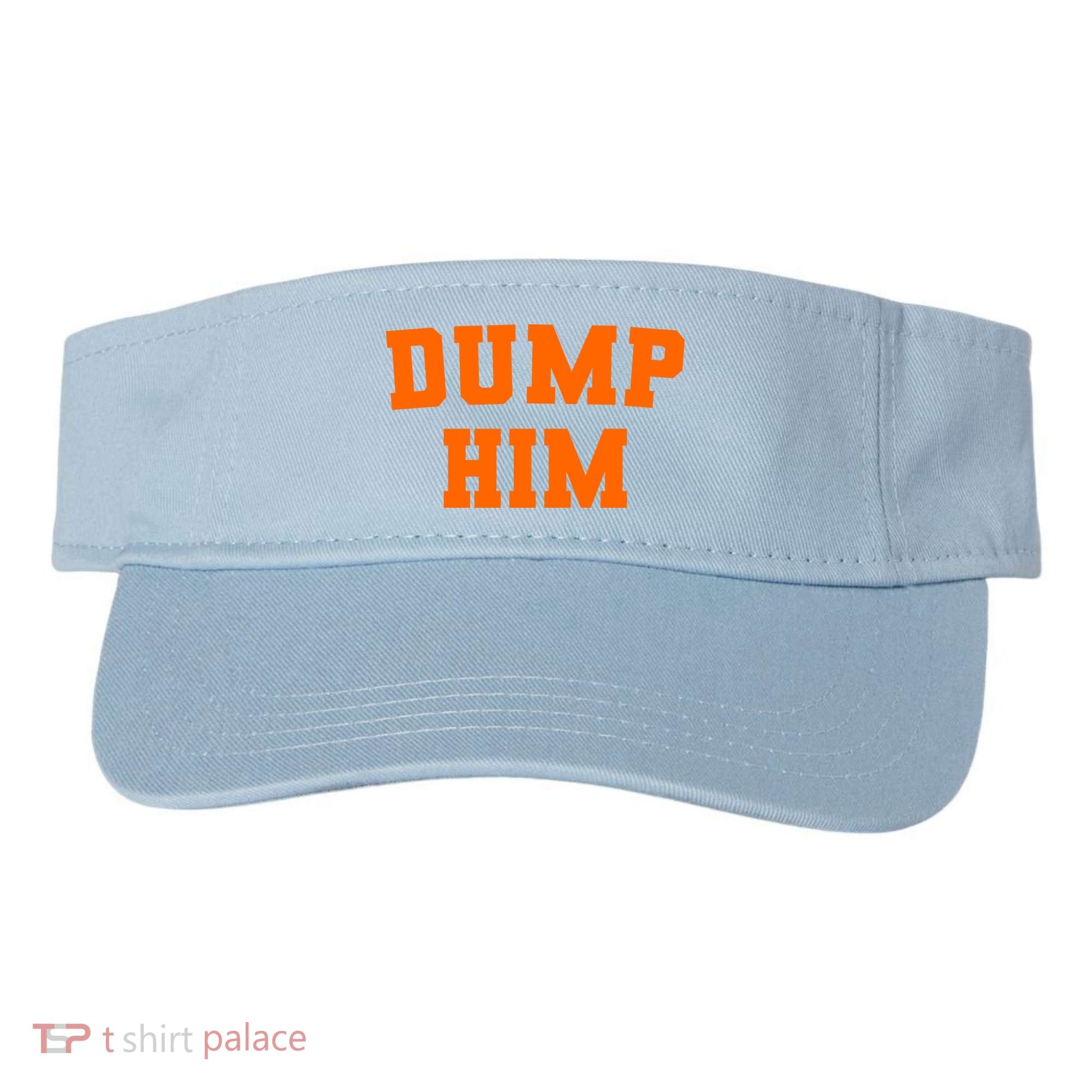Dump Him Light Blue Orange Meme Iconic Music Visor