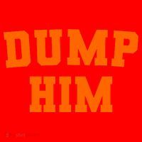 Dump Him Light Blue Orange Meme Iconic Music Santa Hat thumb 1