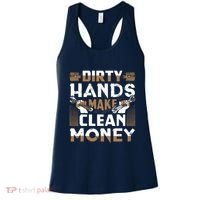 Dirty Hands Make Clean Money Funny Mechanic Gift Women's Tank Top thumb 0