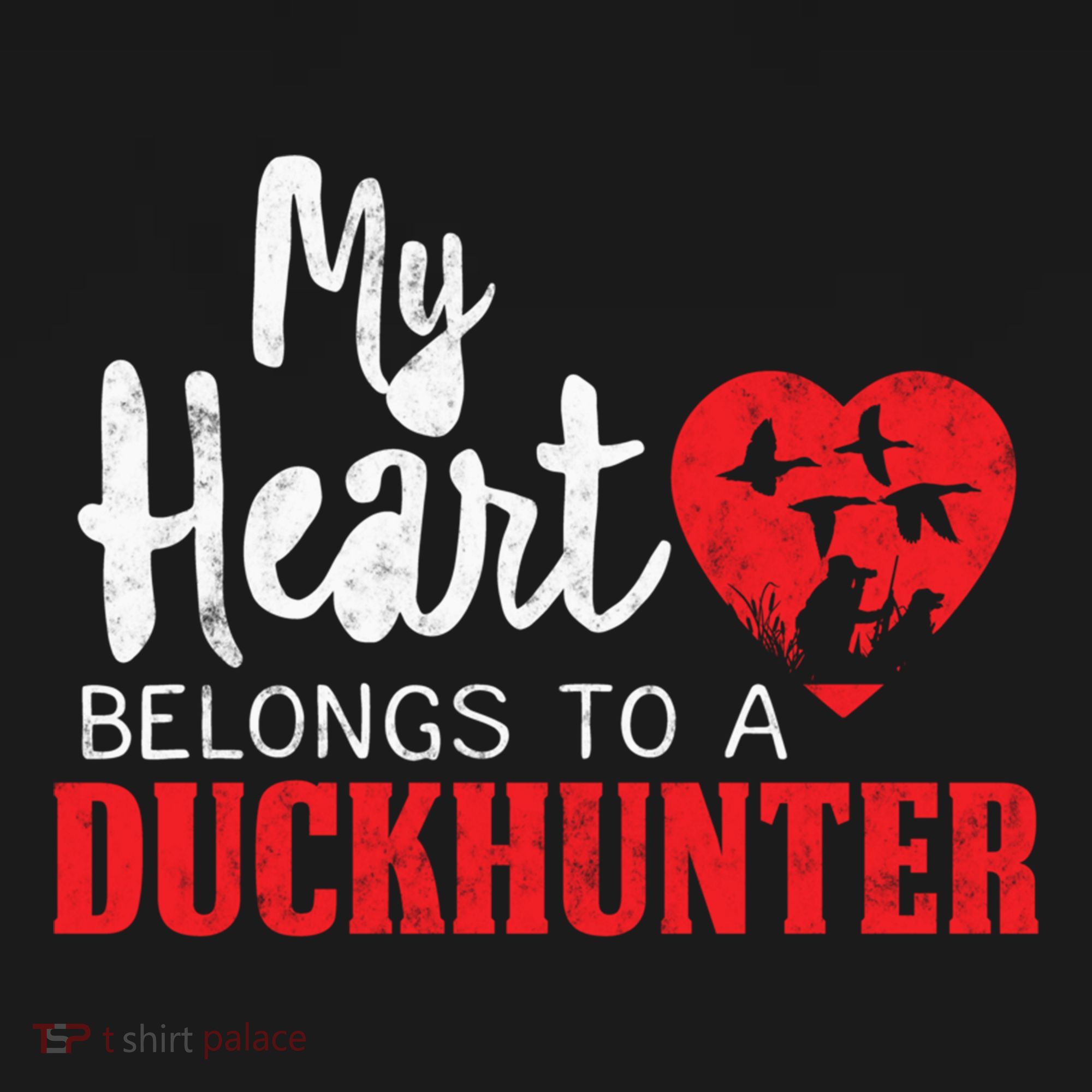 Duck Hunting My Heart Belongs To A Duckhunter Gift Wife Mom Gift Women's Hoodie