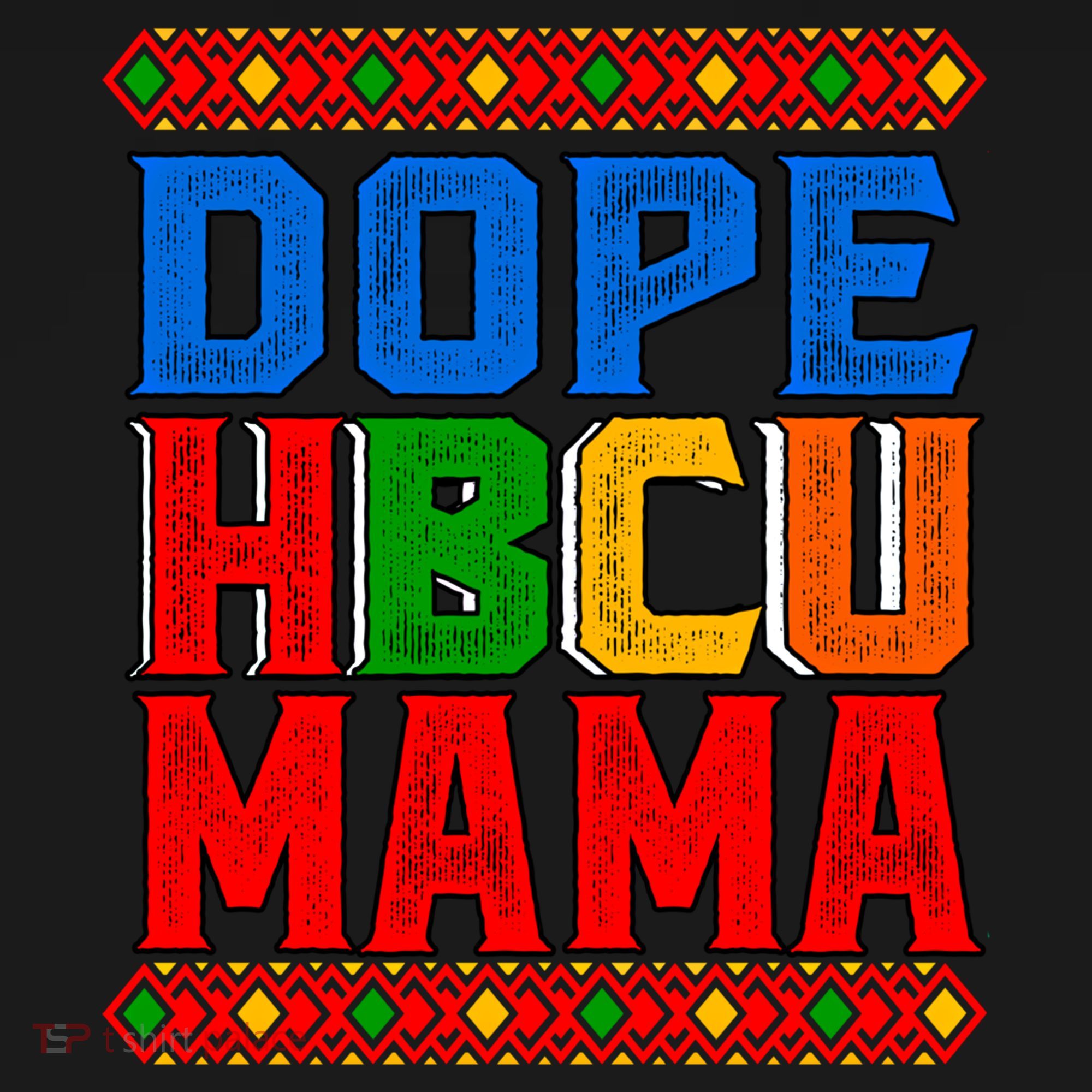 Dope Hbcu Mama Historically Black College Mom Gift USA-Made Doggie Bandana