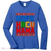 Dope Hbcu Mama Historically Black College Mom Gift Women's Long Sleeve Shirt thumb 0