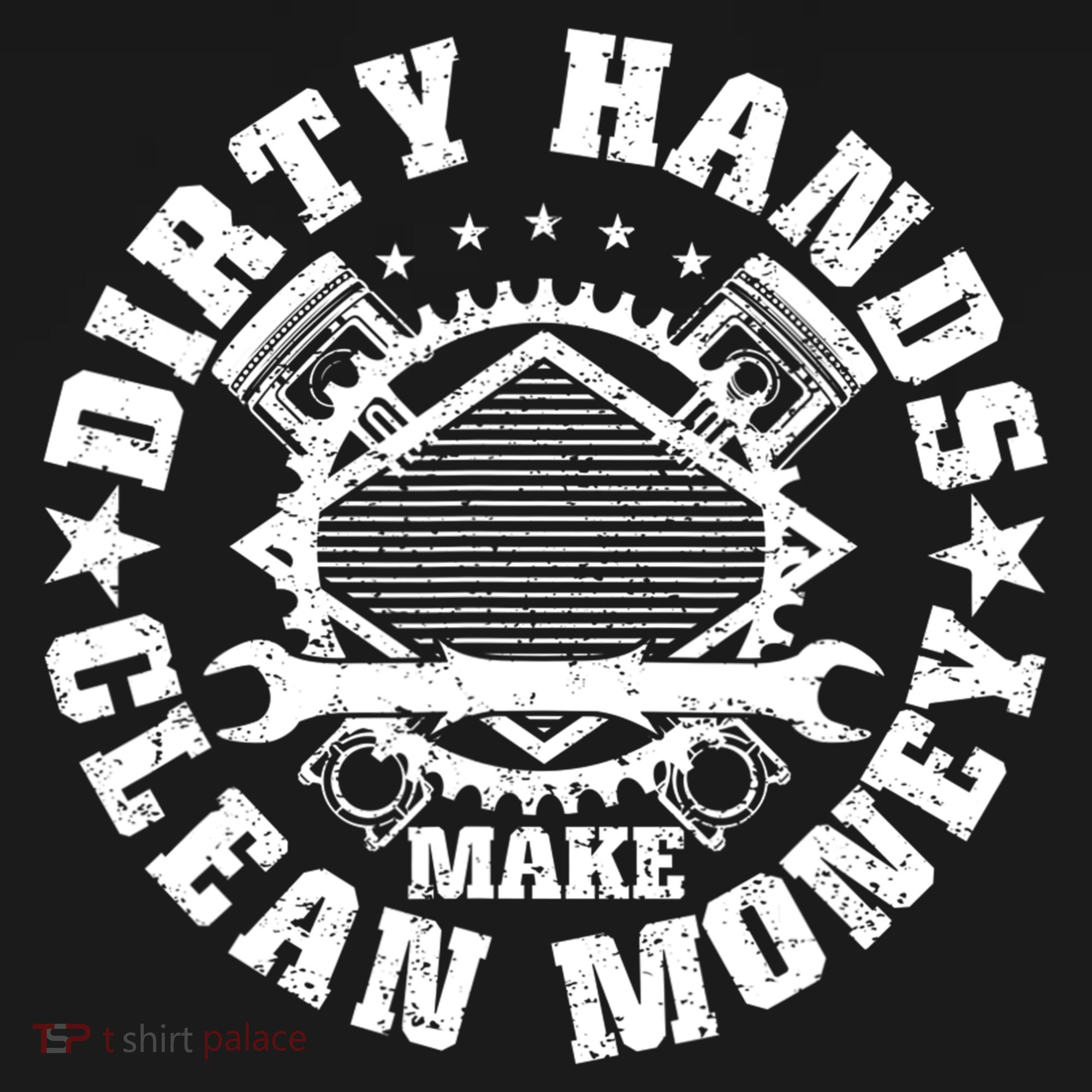 Dirty Hands Make Clean Money Funny Mechanic Mechanist Sweatshirt