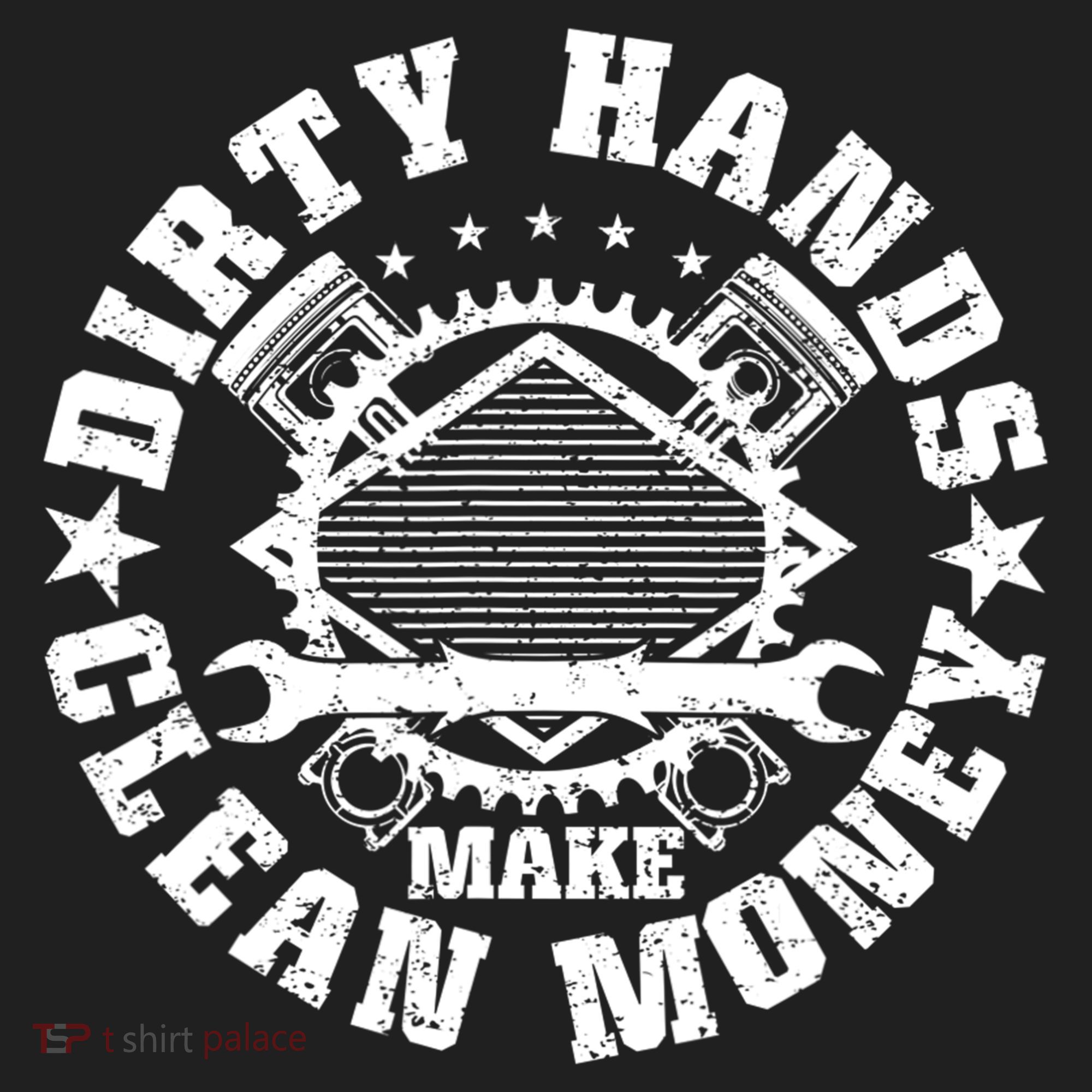 Dirty Hands Make Clean Money Funny Mechanic Mechanist Beanie