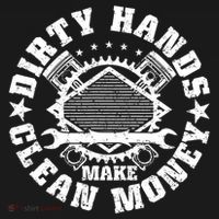 Dirty Hands Make Clean Money Funny Mechanic Mechanist Women's Tank Top thumb 5