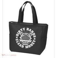 Dirty Hands Make Clean Money Funny Mechanic Mechanist Tote Bag thumb 3