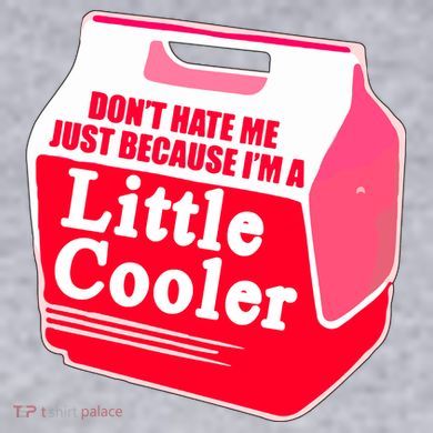 Don't Hate Me Because I'm A Little Cooler Women's Racerback Cropped Tank