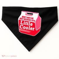 Don't Hate Me Because I'm A Little Cooler USA-Made Doggie Bandana thumb 0