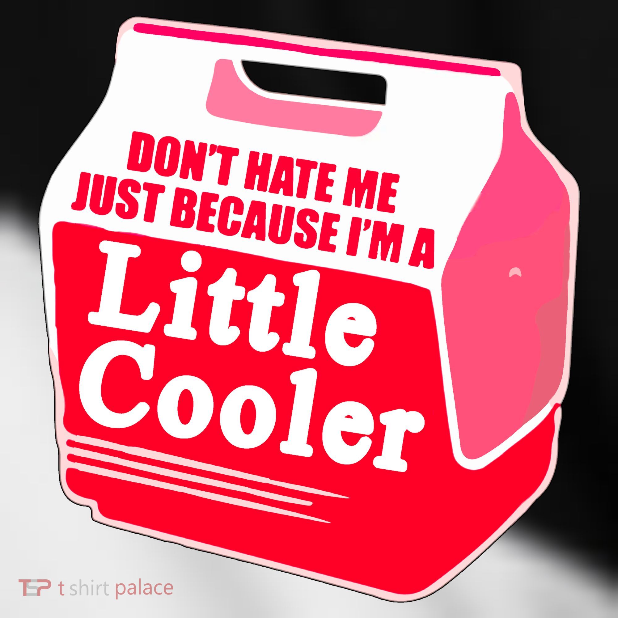 Don't Hate Me Because I'm A Little Cooler Toddler Fine Jersey T-Shirt