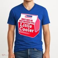 Don't Hate Me Because I'm A Little Cooler V-Neck T-Shirt thumb 2