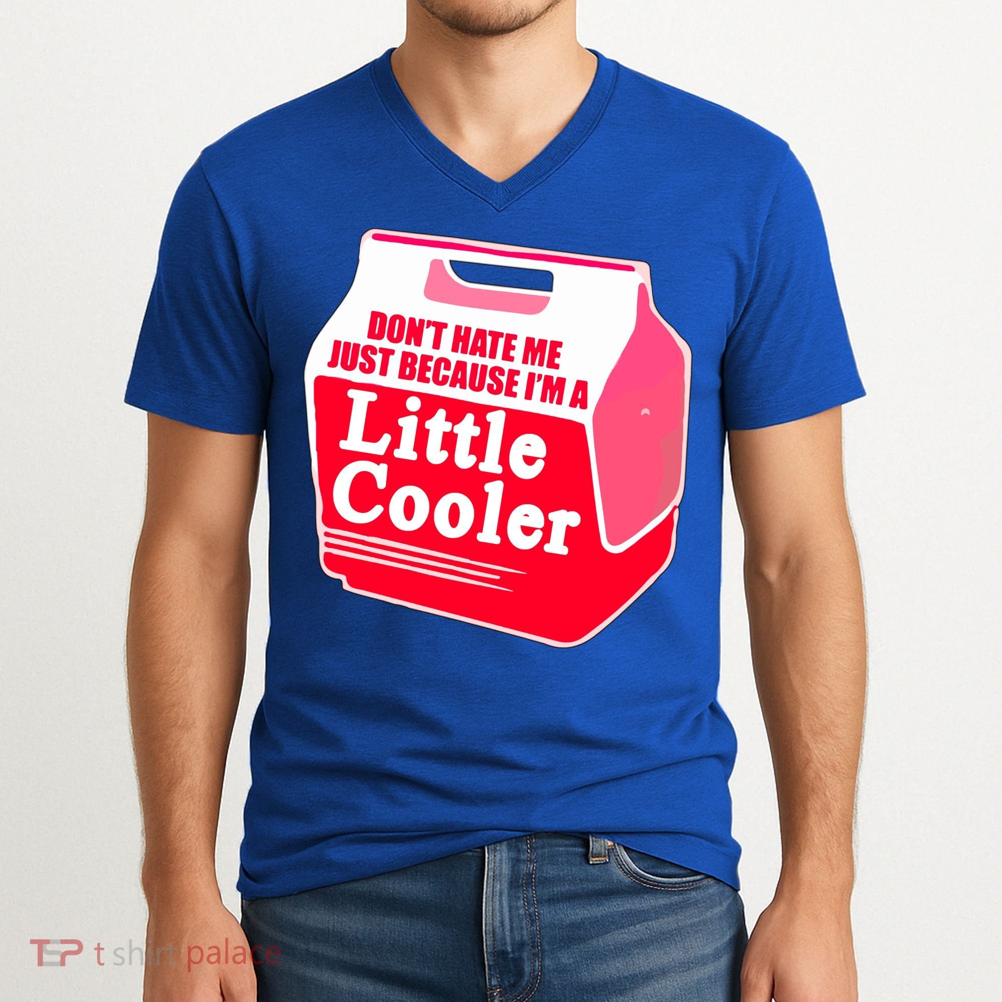Don't Hate Me Because I'm A Little Cooler V-Neck T-Shirt