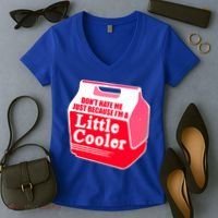 Don't Hate Me Because I'm A Little Cooler Women's V-Neck T-Shirt thumb 2